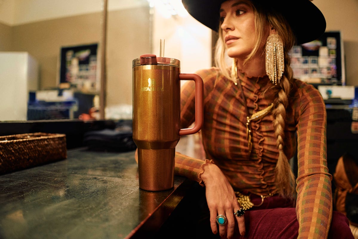 Where to Buy Lainey Wilson's New Country Gold Stanley Tumbler