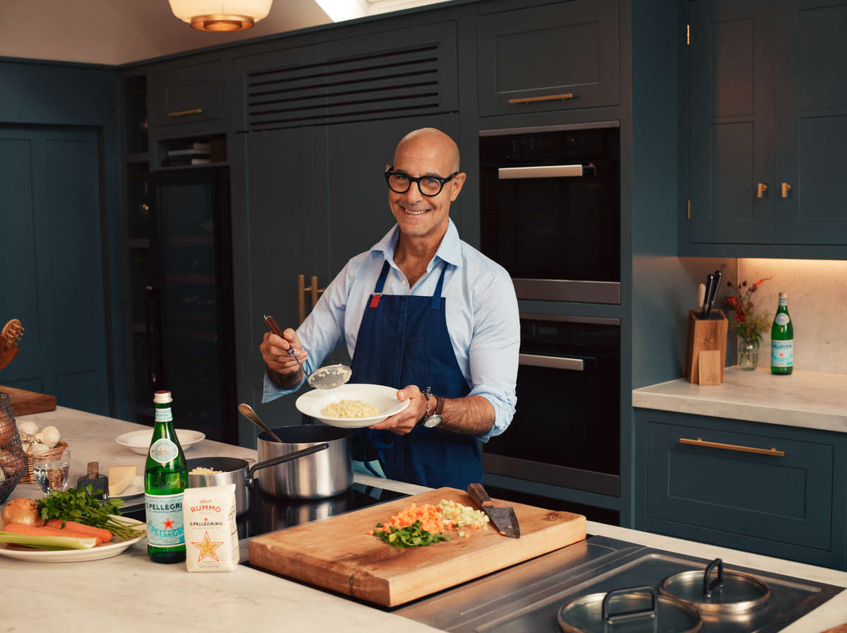 Stanley Tucci and S.Pellegrino Launch Holiday Recipe Kit With World Chef