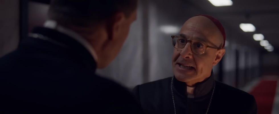 stanley tucci, conclave trailer