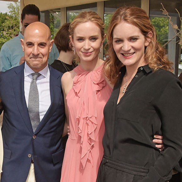 stanley tucci, emily blunt, felicity blunt