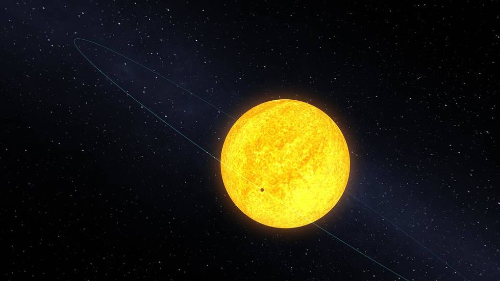planeta kepler 10b orbitando su estrella anfitriona