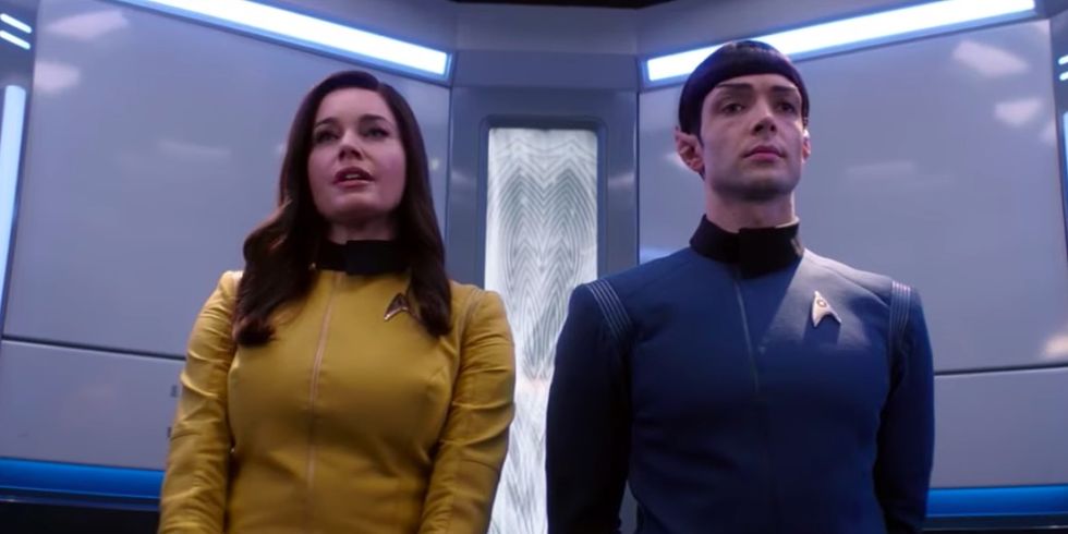 Number One and Spock in Star Trek: Short Treks trailer