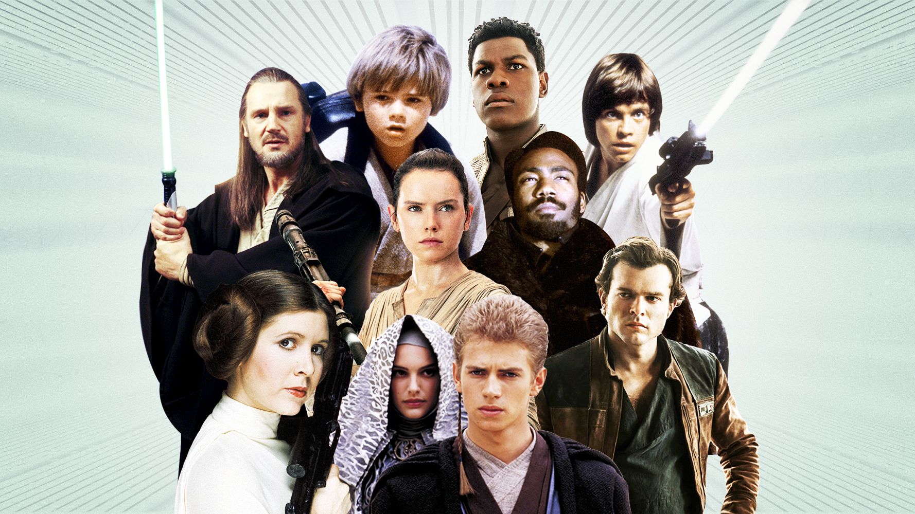 Awesome 'The Last Jedi' Main Resistance Characters Group Photo