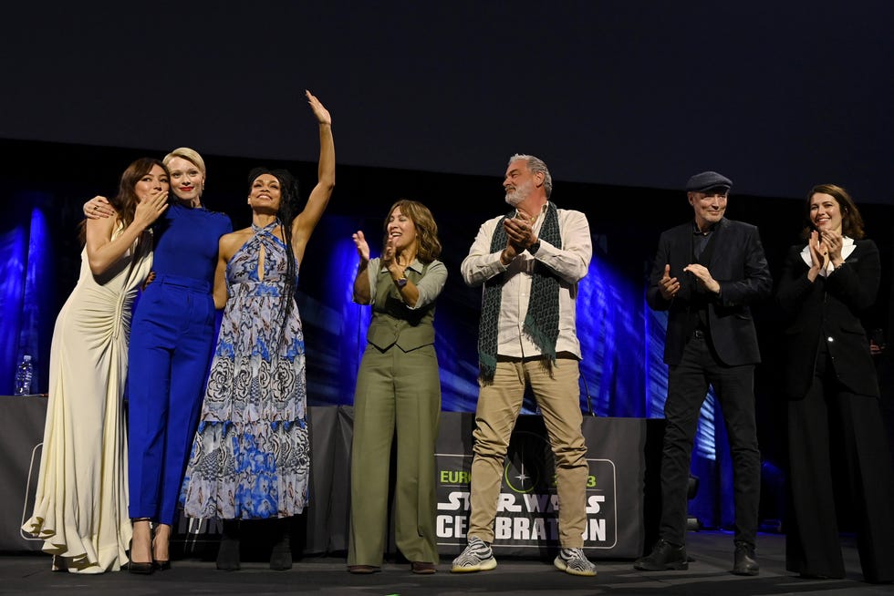 ahsoka cast and crew at the star wars celebration 2023