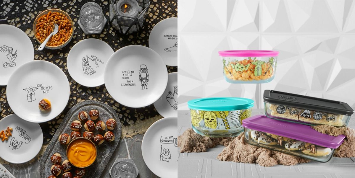 Pyrex Star Wars Chewbacca & Droids 4-pc. Glass Food Storage Set