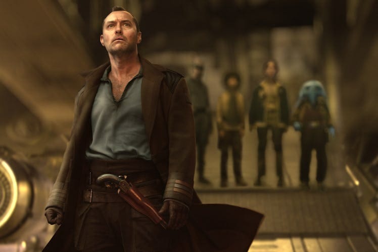 a main character stands confidently in front of a group of diverse individuals