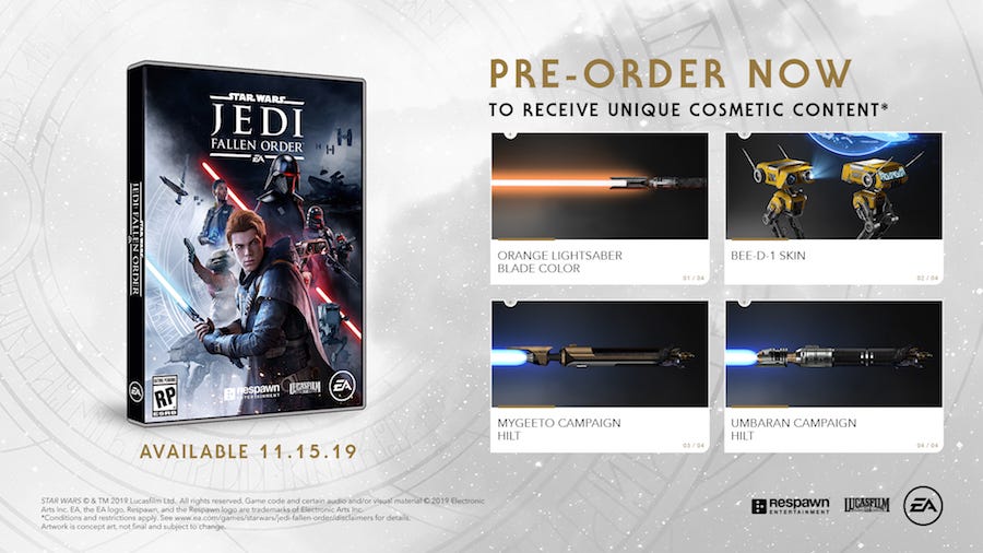 Star Wars Jedi Fallen Order gets Light Up Collector's Edition