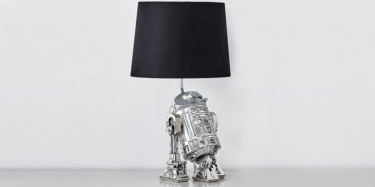 Star Wars Darth Vader R2-D2 C-3PO Black Fabric Lamp Shade Lampshade Handmade 