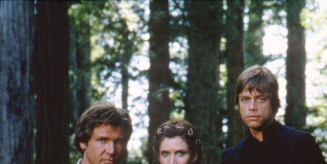See Mark Hamill And Family Romping Around The Return Of The Jedi Set