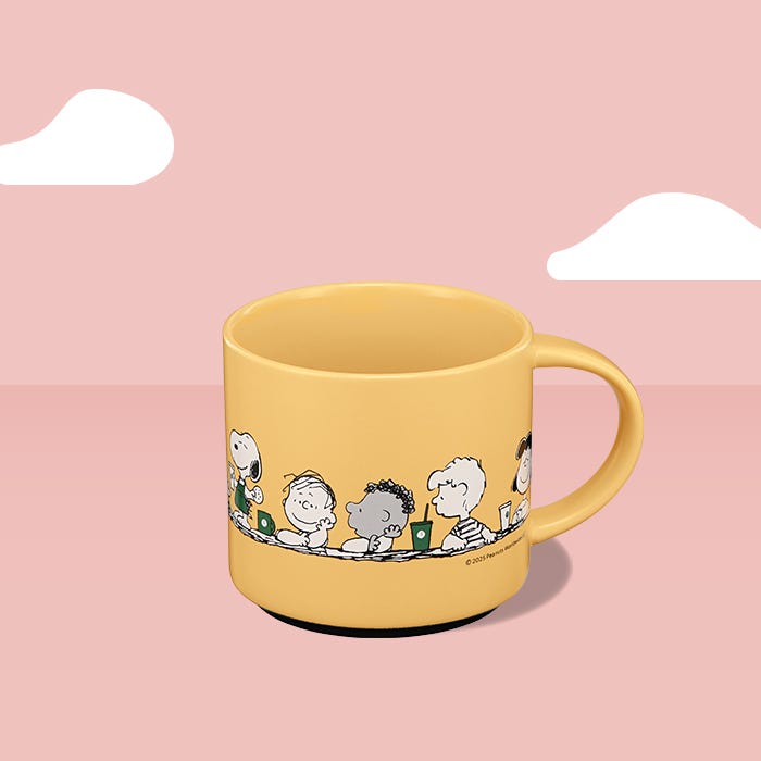 peanuts friendship ceramic mug
