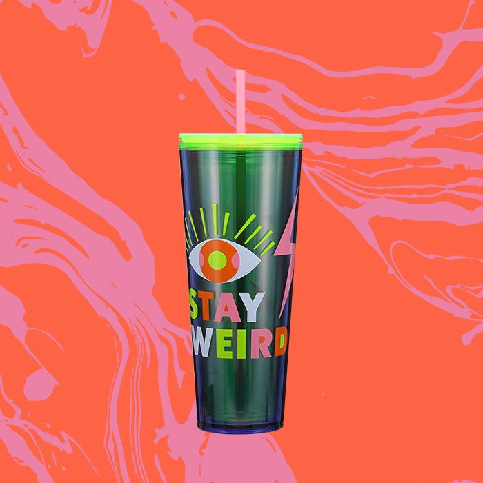 stay weird cup starbucks 2023