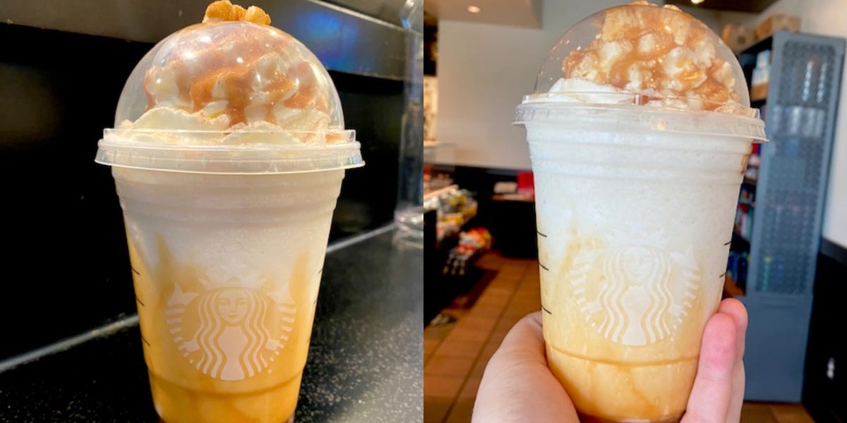 starbucks caramel apple spice frappuccino