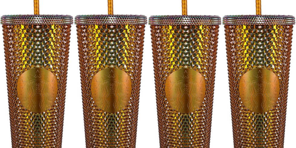starbucks copper studded cold cup