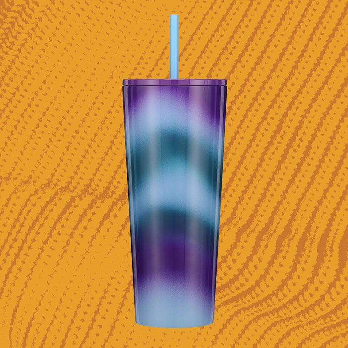 starbucks fall cups tumblers 2024 violet and blue swirl cold cup