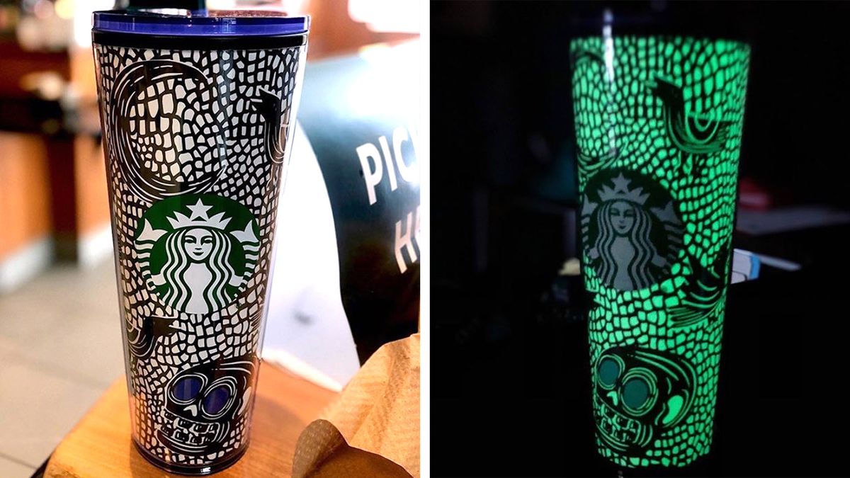 Starbucks introduces new glow in the dark Halloween merchandise