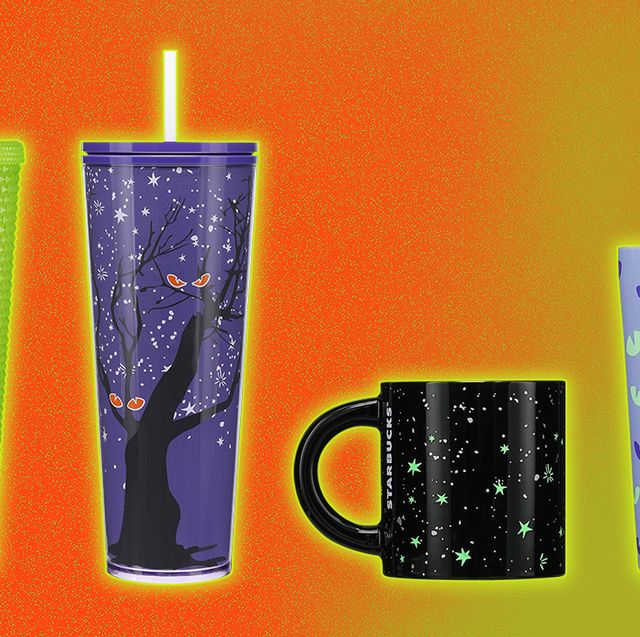 Halloween Stitch Starbucks Cold Cup, Glow in Night