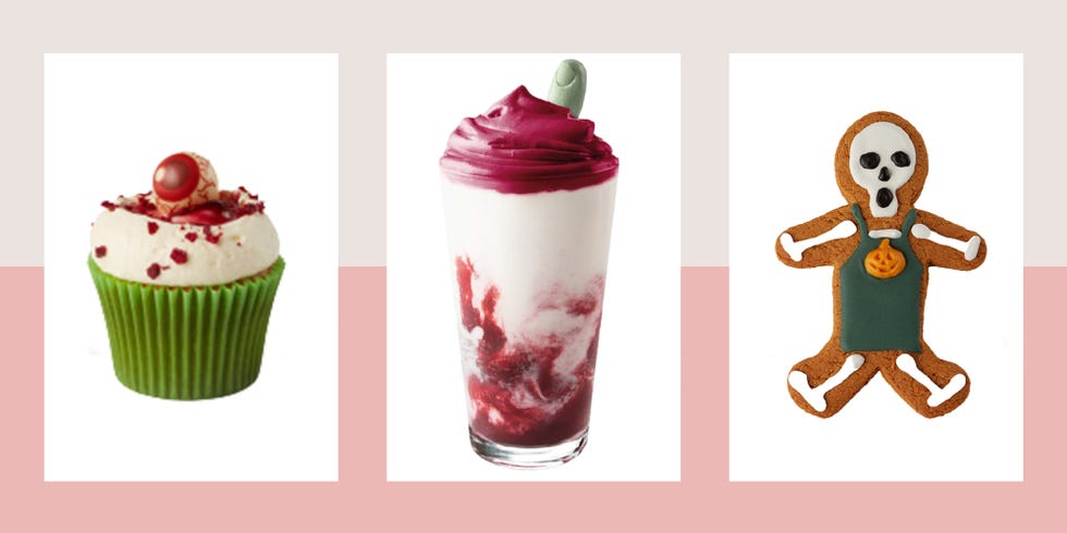 starbucks cherry and scream frappuccino halloween