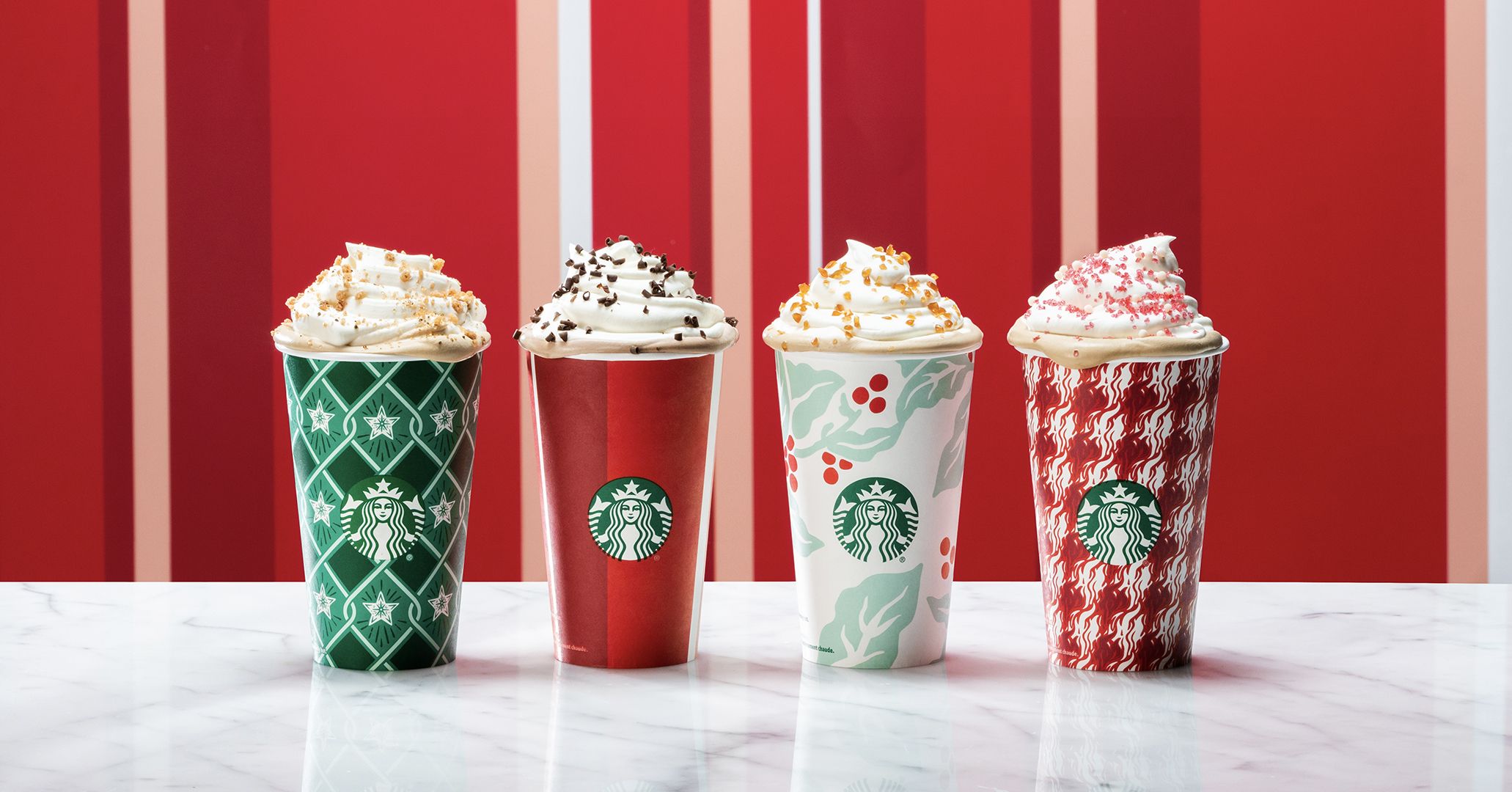 Starbucks' holiday cups this year aren't even red