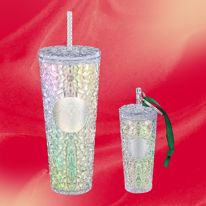 Starbucks Holiday shops Bling cup and Keychain