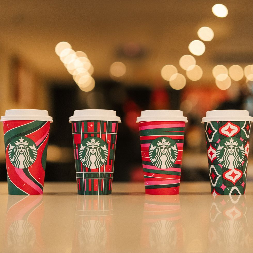 Merry Christmas Reusable Plastic Cups Red Green cups