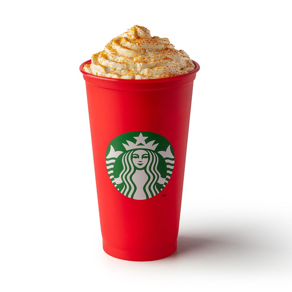 Starbucks' Christmas cups are here and there's a line-up of cheerful festive drinks