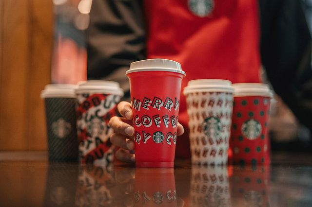 Starbucks Is Giving Out Free Christmas Reusable Cups