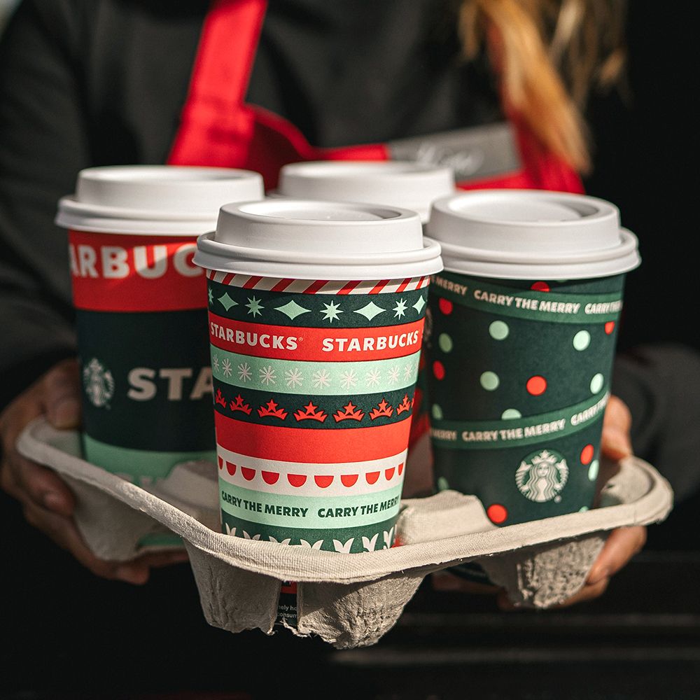Starbucks, Kitchen, Starbucks Holiday Cozy Cocoa Hot Chocolate Gift Set  Peppermint Mocha 2 Mugs New