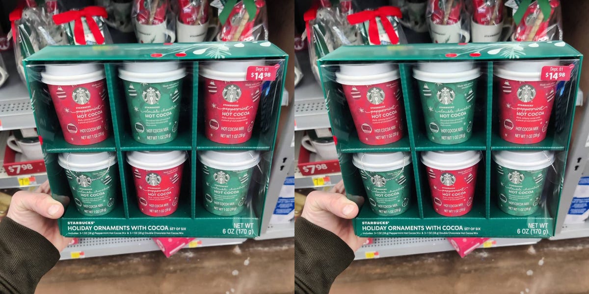 Walmart Is Selling Starbucks Ornaments With Hot Cocoa Mix