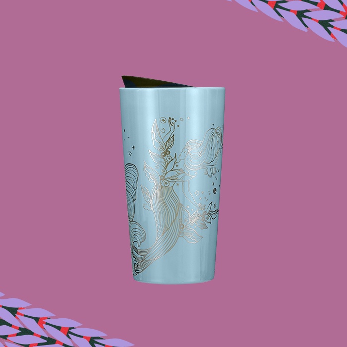 starbucks icicle blue tumbler