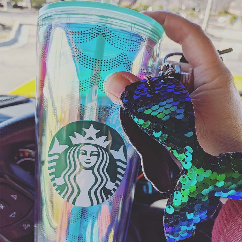 This New Starbucks Mermaid Tumbler Is an Iridescent Under-the-Sea Dream