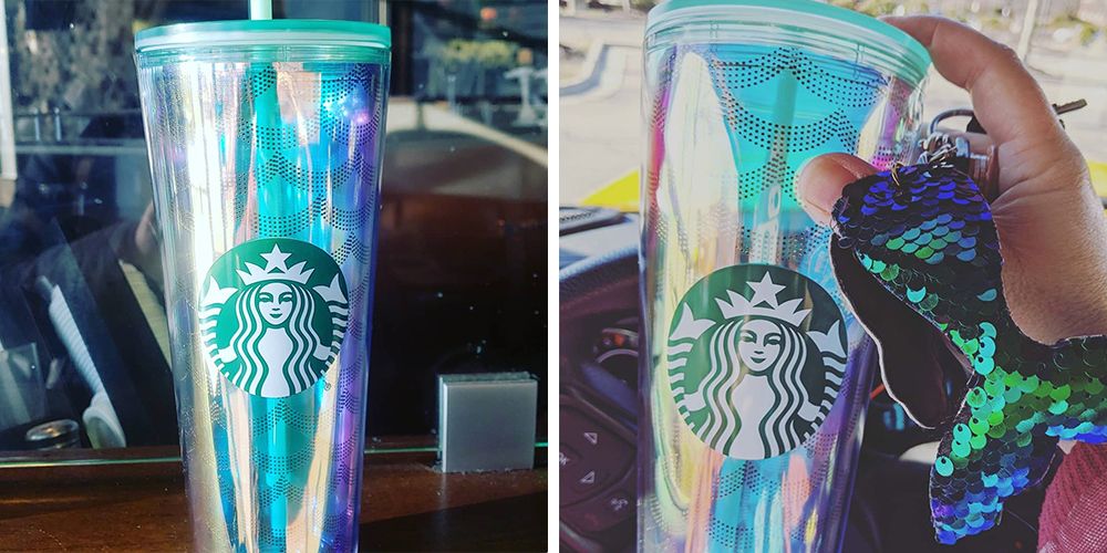 Starbucks Released A Studded Purple and Blue Tumbler That Is Giving Me  Serious Mermaid Vibes