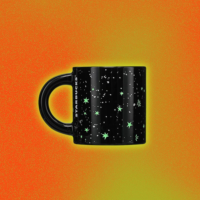starbucks night sky glow in the dark mug
