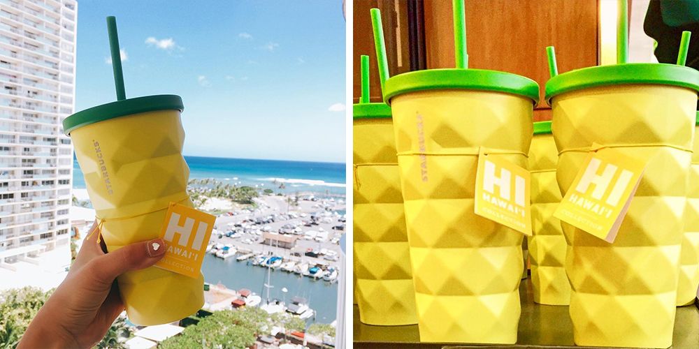 Pineapple Starbucks Cold Cups -  Canada in 2023