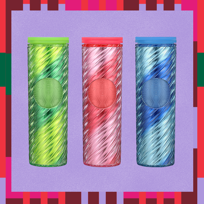 starbucks ribbon tumblers