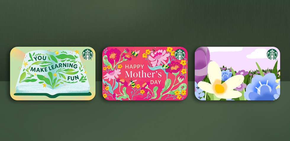 starbucks spring gift cards