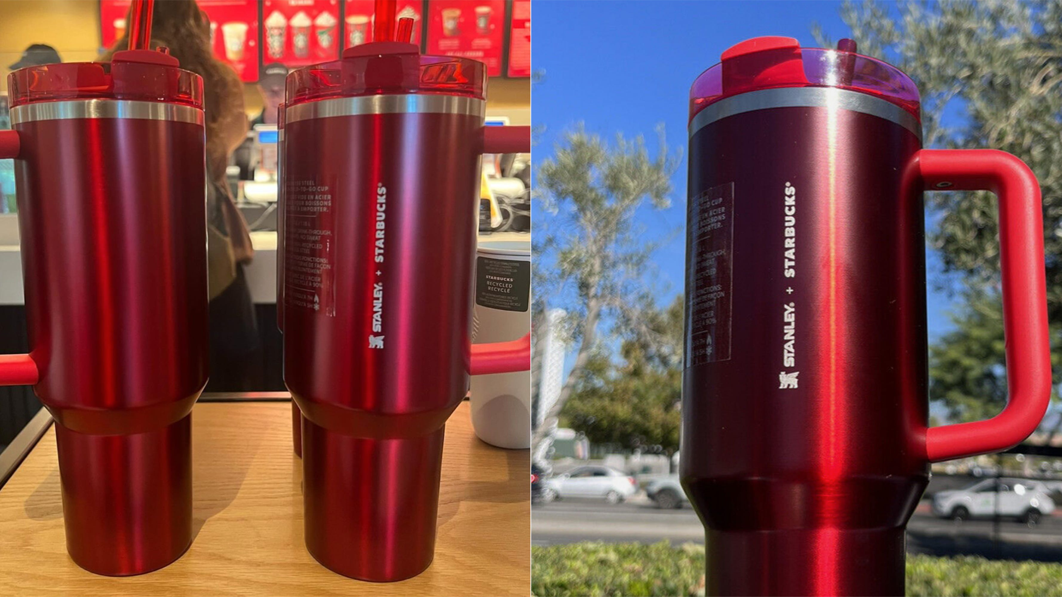 Starbucks x Stanley Limited Edition Tumbler: Red Holiday Cup at Target