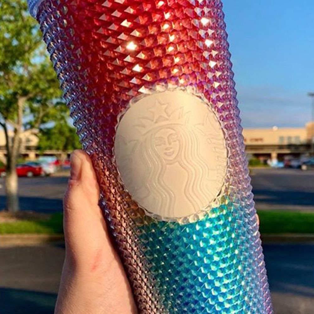 Starbucks Has a New Studded Rainbow Tumbler That Will Have You Beaming