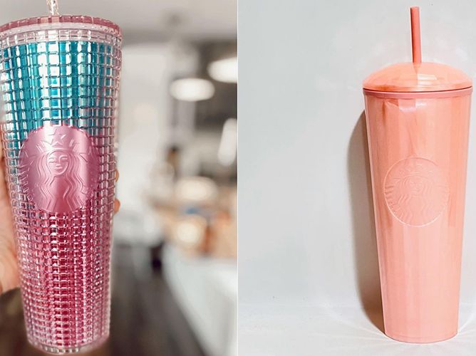 Starbucks Cold Cups - Flower / No-Bling