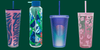 Starbucks Summer 2021/2 Cheetah Reef Water Bottle BMWT