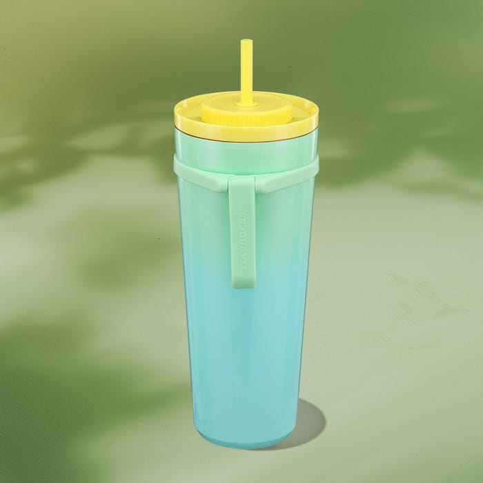blue green gradient cold cup