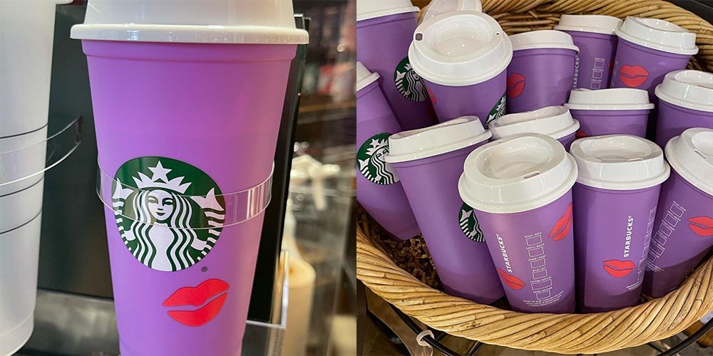 Starbucks' Valentine's Day Cups 2021 Starbucks' New Winter Cold Cups