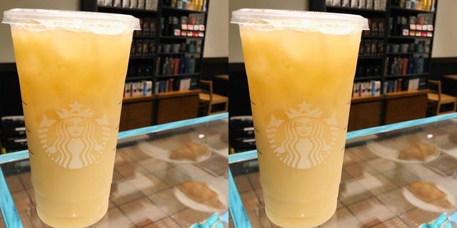 starbucks skinny yellow drink