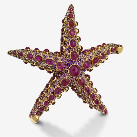 Rene Boivin, starfish, jewelry, Claudette Colbert