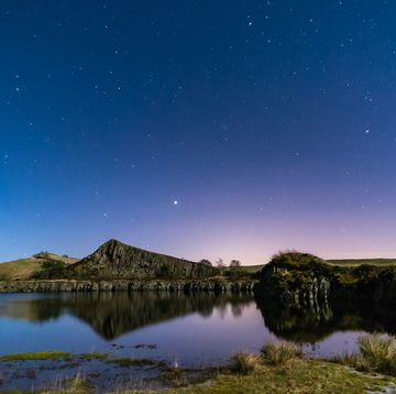 starry night at cawfield quarry
