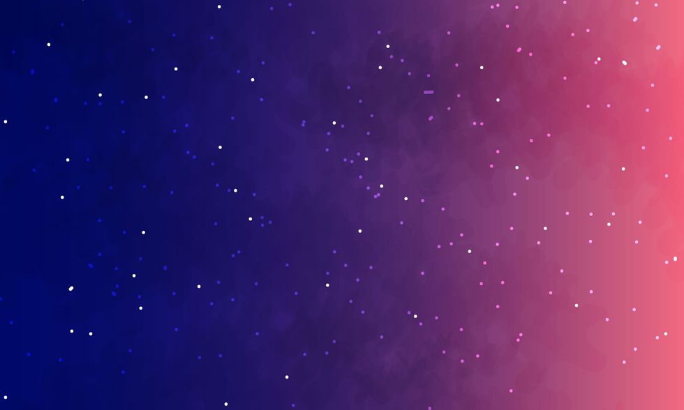 starry sky space vector background