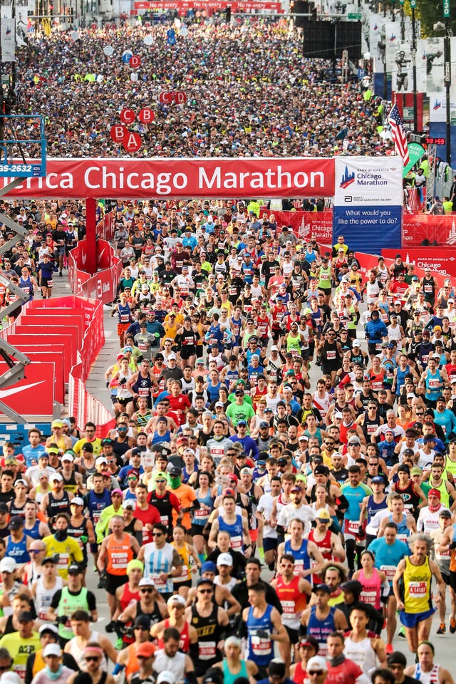 chicago marathon start