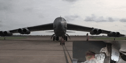 Watch a B-52’s Engines Literally Explode Into Action With a “Cart Start”