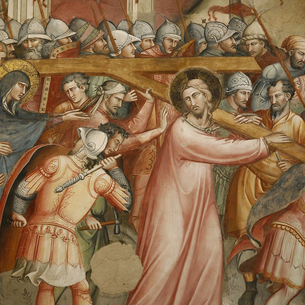 stations of the cross painting