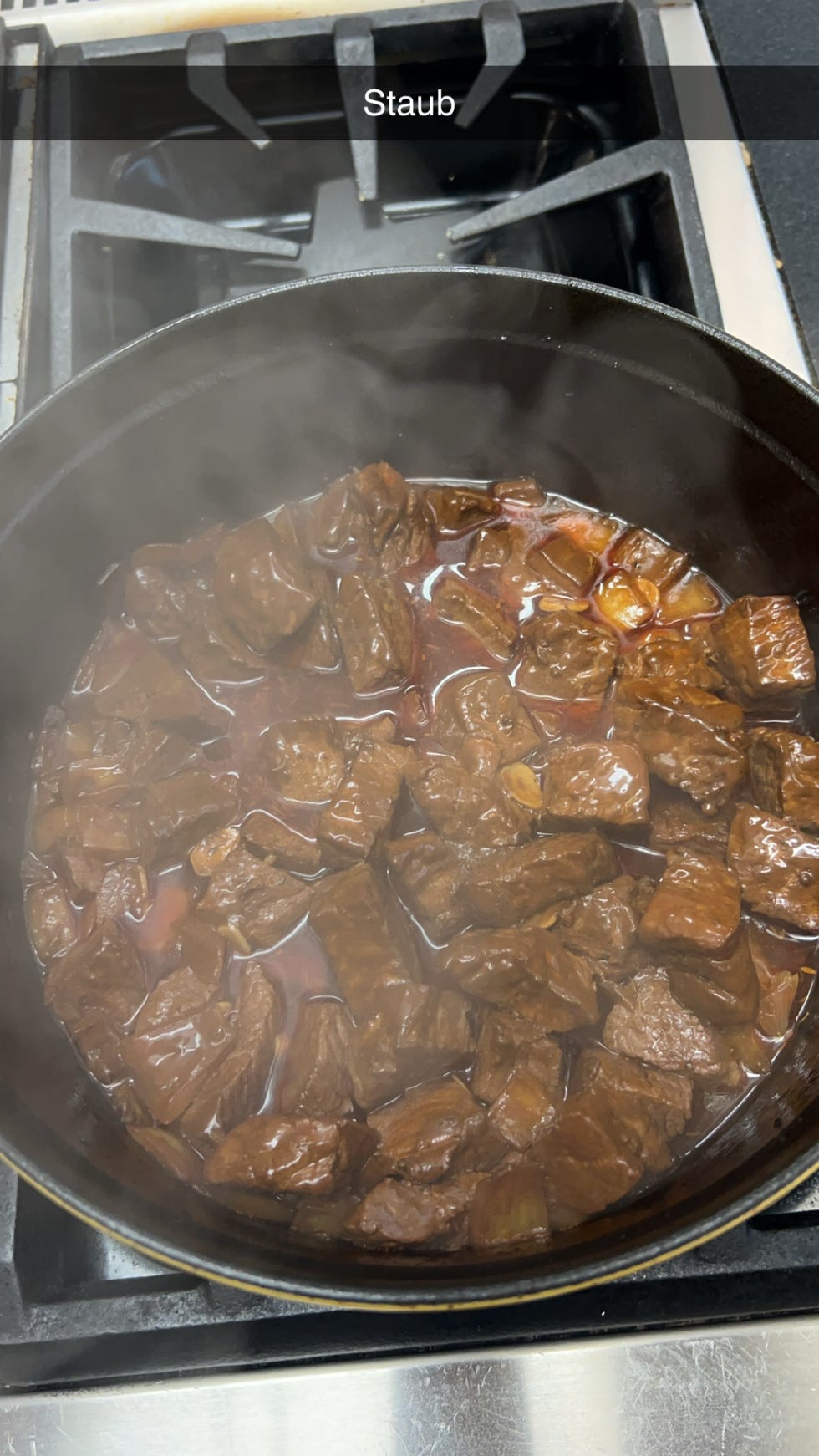 beef stew in staub dutch oven