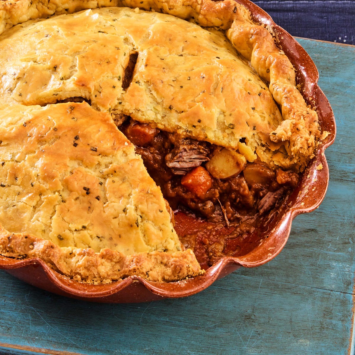 the pioneer woman's steak and potato pie recipe